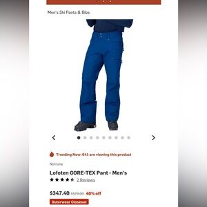 Norrona Lofoten GORE-TEX Pant - Men's